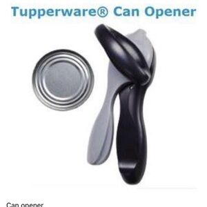 Tupperware Black and Gray Can Opener